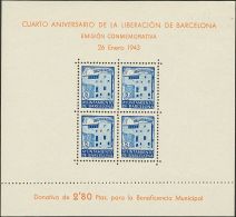 AYUNTAMIENTO DE BARCELONA. ** MNH 47/48 Hojas Bloque. MAGNIFICAS. (Edifil 2017: 32€) - Barcelona