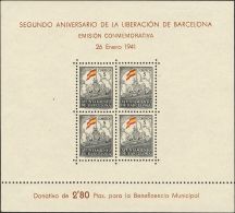 AYUNTAMIENTO DE BARCELONA. ** MNH 29/30 Hojas Bloques. MAGNIFICAS. (Edifil 2017: 18,5€) - Other & Unclassified