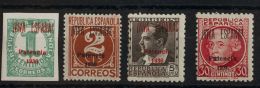 EMISIONES LOCALES PATRIOTICAS. Palencia. ** MNH 1/4 Serie Completa. MAGNIFICA Y RARA. - Nationalistische Ausgaben