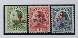 EMISIONES LOCALES REPUBLICANAS. Tolosa. * MH 3, 5, 6 10 Cts Verde, 25 Cts Carmín Y 40 Cts Azul. MAGNIFICOS Y RARI - Nationalist Issues