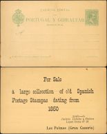 ENTEROS POSTALES. (*) EP35v 5 Cts Verde Sobre Tarjeta Entero Postal De Vuelta. Al Dorso Impreso FOR SALE / A LARGE COLLE - Altri & Non Classificati