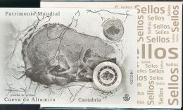 2º CENTENARIO. Pruebas De Lujo. ** MNH 122P Prueba De Lujo (sello En Plata). CUEVA DE ALTAMIRA. MAGNIFICA. (Edifil - Autres & Non Classés