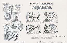 2º CENTENARIO. Pruebas De Lujo. ** MNH 4/5P Pruebas De Lujo. MUNDIAL 82. MAGNIFICAS. (Edifil 2017: 68€) - Andere & Zonder Classificatie