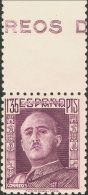 ESTADO ESPAÑOL. Emisiones Diversas Del Estado Español. ** MNH 1001cc 1´35 Pts Magenta, Borde De Hoja - Autres & Non Classés