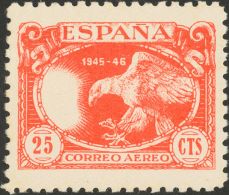 ESTADO ESPAÑOL. Emisiones Diversas Del Estado Español. ** MNH 997ef 25 Cts Rojo. Variedad SIN CRUZ DE LORE - Altri & Non Classificati