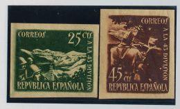 II REPUBLICA. 43 División. ** MNH 787/88A Serie Completa. MAGNIFICA. (Edifil 2017: 66€) - Autres & Non Classés