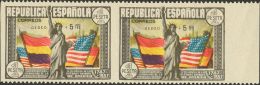 II REPUBLICA. Aniversario De La Constitución De EEUU. * MH 765sv(2) AEREO+5 PTS, Pareja Horizontal, Borde De Hoja - Andere & Zonder Classificatie