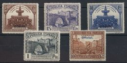 II REPUBLICA. Unión Postal Panamericana. ** MNH 620/29hcc Serie Completa, Cinco Valores. CAMBIO DE COLOR, En La S - Other & Unclassified