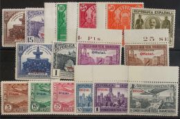 II REPUBLICA. Unión Postal Panamericana. ** MNH 620/29, 630/35 Serie Completa. MAGNIFICA. (Edifil 2017: 127€ - Autres & Non Classés
