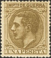 ALFONSO XII. Alfonso XII. 1 De Mayo De 1879. * MH NE9 1 Pts Verde Oscuro. NO EMITIDO. MAGNIFICO. (Edifil 2017: +48€ - Sonstige & Ohne Zuordnung