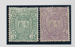 I REPUBLICA. Escudo De España. * MH 154/55 Serie Completa. Muy Bien Centrada. MAGNIFICA. - Other & Unclassified