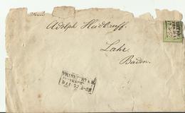 DE CV 1872 Mangel - Lettres & Documents