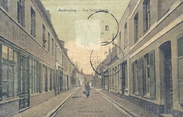 PAS DE CALAIS - 62 - AUDRUICQ - Rue Saint Martin - Colorisée Et Toilée - Timbre E Nlevé - Audruicq