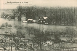 77 - Inondations De La Seine - La Plaine De Samois Submergée - Samois
