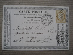VIENNE  86  CHATELLERAULT   -   PRECURSEUR DE 1875  ( COMMANDE D´ARDOISES )    TTB - Chatellerault