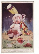 "To Greet Your Birthday"  / Valentine's Bonzo Series N°2052-5 / Chien - Andere Illustrators