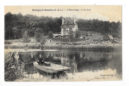 MONTIGNY Le GANNELON  (cpa 28)  L'Hermitage Vu Du Loir -   - L 1 - Montigny-le-Gannelon