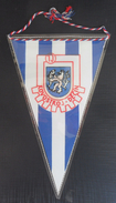 KOVOSTROJ DECIN CZECH  FOOTBALL CLUB, SOCCER / FUTBOL / CALCIO, OLD PENNANT, SPORTS FLAG - Apparel, Souvenirs & Other