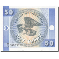 Billet, KYRGYZSTAN, 50 Tyiyn, 1993, Undated (1993), KM:3, NEUF - Kirgisistan