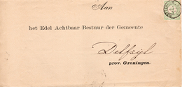 31 JUL 1885 Circulaire Met NVPH 31 Van Rotterdam Naar Delzijl - Lettres & Documents