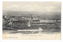 SAUGUES  (cpa 43)  Vue Générale  - Côté Est -   - L 1 - Saugues