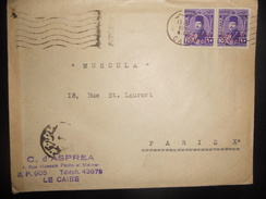 Egypte Lettre De Cairo 1952 Pour Paris - Briefe U. Dokumente
