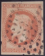 YT10 Napoleon 80c - Losange Points - Napoleon III