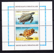 Turkey 1989 Sea Turtles M/s ** Mnh  (35746) - Hojas Bloque