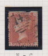 Penny Red - Queen Victoria - Used Stamps