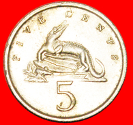 § CROCODILE: JAMAICA ★ 5 CENTS 1987! LOW START★ NO RESERVE! - Jamaica