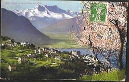 Glion 1912 Et Les Dents Du Midi - Ilanz/Glion