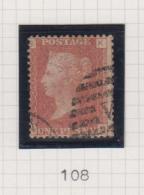 Penny Red (Plate Numbers) - Queen Victoria - Oblitérés