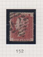 Penny Red (Plate Numbers) - Queen Victoria - Oblitérés