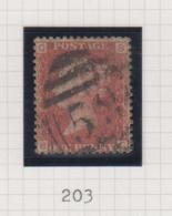 Penny Red (Plate Numbers) - Queen Victoria - Oblitérés