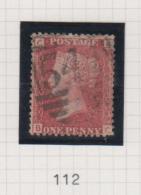 Penny Red (Plate Numbers) - Queen Victoria - Oblitérés