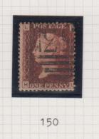 Penny Red (Plate Numbers) - Queen Victoria - Oblitérés