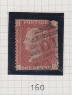 Penny Red (Plate Numbers) - Queen Victoria - Oblitérés