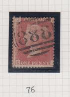 Penny Red (Plate Numbers) - Queen Victoria - Oblitérés