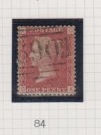 Penny Red (Plate Numbers) - Queen Victoria - Oblitérés