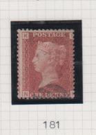 Penny Red (Plate Numbers) - Queen Victoria - Oblitérés