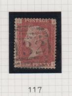 Penny Red (Plate Numbers) - Queen Victoria - Oblitérés