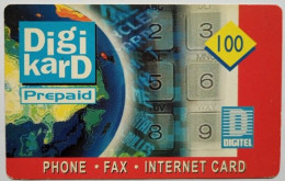 Philippines Phonecard Digikard 100 Pesos Blue - Filippijnen