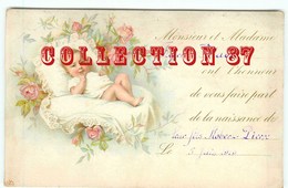 FAIRE PART De NAISSANCE De ROBERT PIERRE VALADE En 1909 - ENFANT GARCON - ENVOYE à ELIE AURIAT à St VICTURNIEN - Birth & Baptism