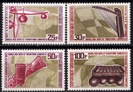 GABON Musique. Instrument De Musique Yvert N°239/42. ** MNH - Musique