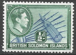 British Solomon Islands. 1939-51 KGVI. ½d MH. SG 60 - Salomonseilanden (...-1978)