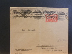 68/960   LETTRE FINLANDE  POUR PRAGUE 1927 - Covers & Documents