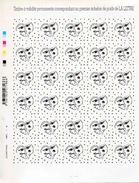 FEUILLE De 30 Timbres** Adhesifs De 2008 "Lettre Prioritaire 20 G - Coeurs Saint-Valentin - Franck Sorbier" - Feuilles Complètes