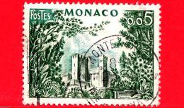 Principato Di MONACO - Usato - 1960 - Palazzo Del Principe, Circondato Da Alberi - 0.05 - Oblitérés