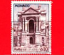 Principato Di MONACO - Usato - 1960 - Portale Del Museo Oceanografico - 0.10 - Oblitérés