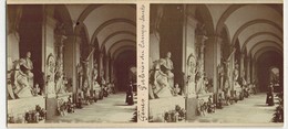 Année 1900 ITALIE GENOA GÊNES : Galeries Du CAMPO SANTO - PHOTO STÉRÉOSCOPIQUE STEREO STEREOVIEW - Lieu Pieux - Stereoscopic